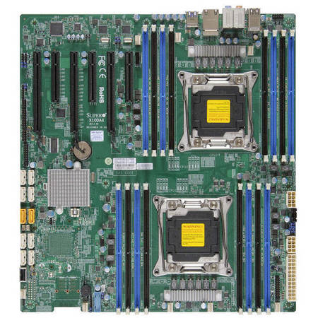 SUPERMICRO X10DAX-O Dual LGA2011/Intel C612/DDR4/SATA3&USB3.0/A&2GbE/EATX Server MBD-X10DAX-O